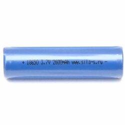 18650 rechargeable battery, 2600 mAh
