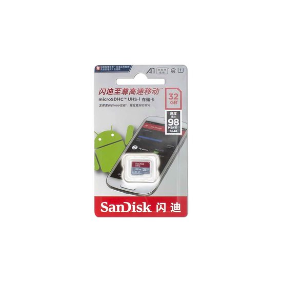 MicroSD Storage Card SanDisk 32 Gb